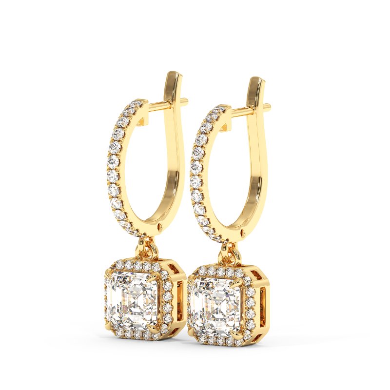 18K Yellow Gold Helena Earrings