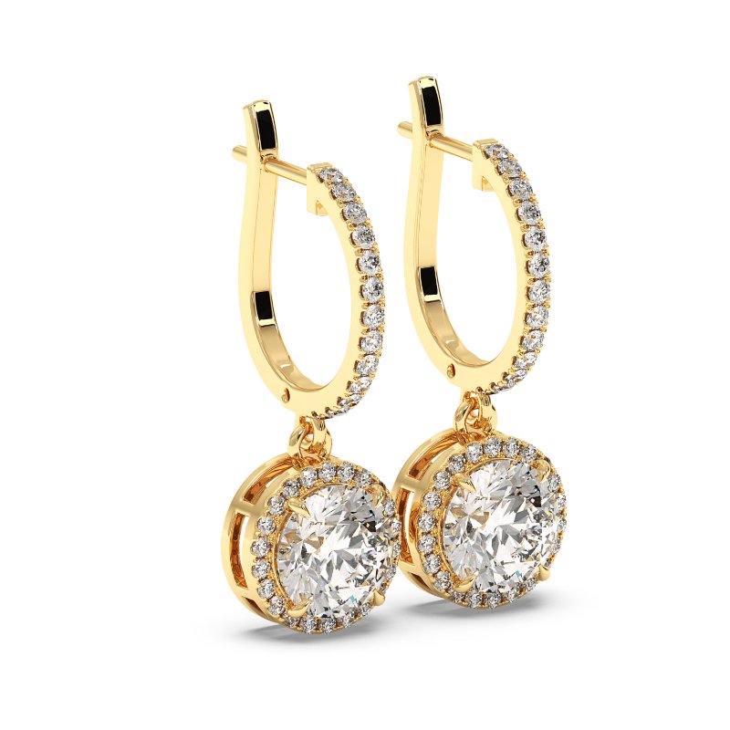 18K Yellow Gold Helena Earrings