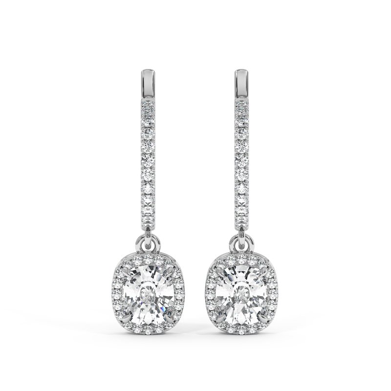 Platinum Helena Earrings