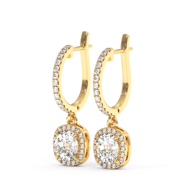 18K Yellow Gold Helena Earrings