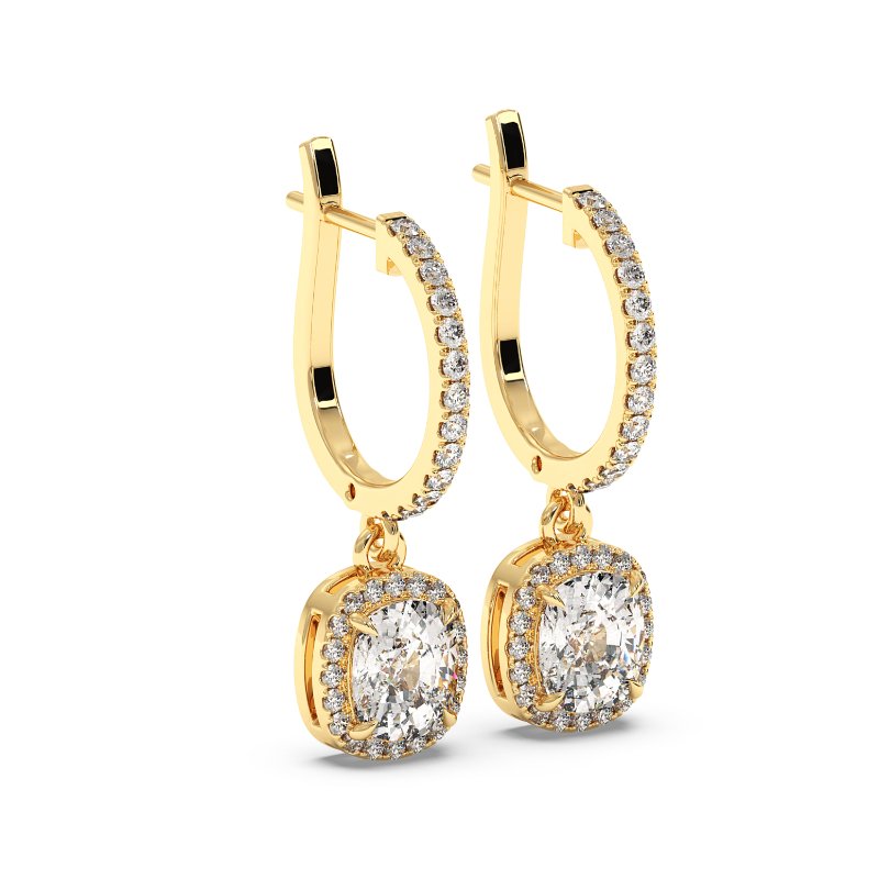 18K Yellow Gold Helena Earrings