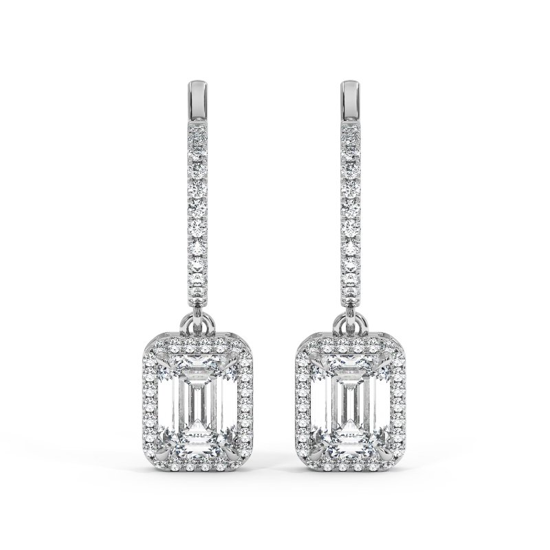 Platinum Helena Earrings