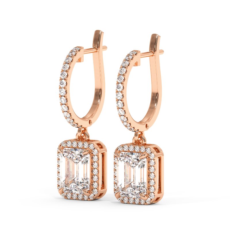 18K Rose Gold Helena Earrings