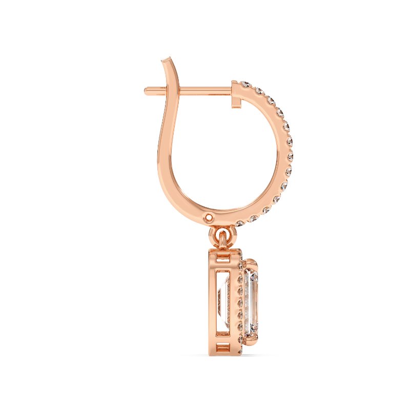 18K Rose Gold Helena Earrings