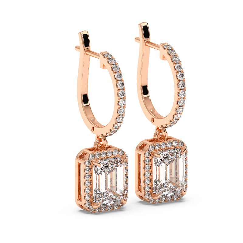 18K Rose Gold Helena Earrings