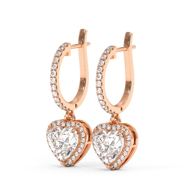 18K Rose Gold Helena Earrings