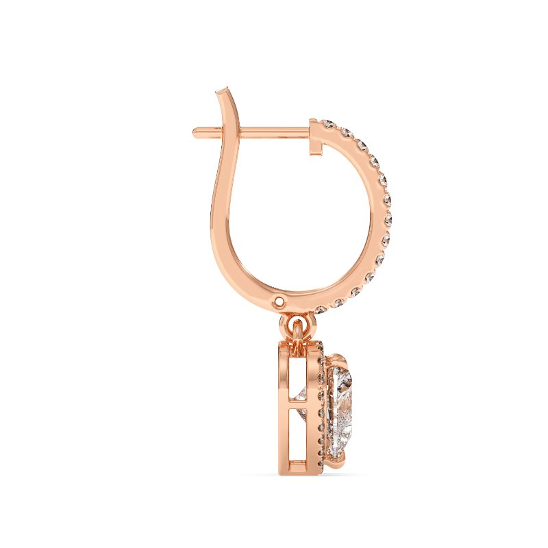 18K Rose Gold Helena Earrings