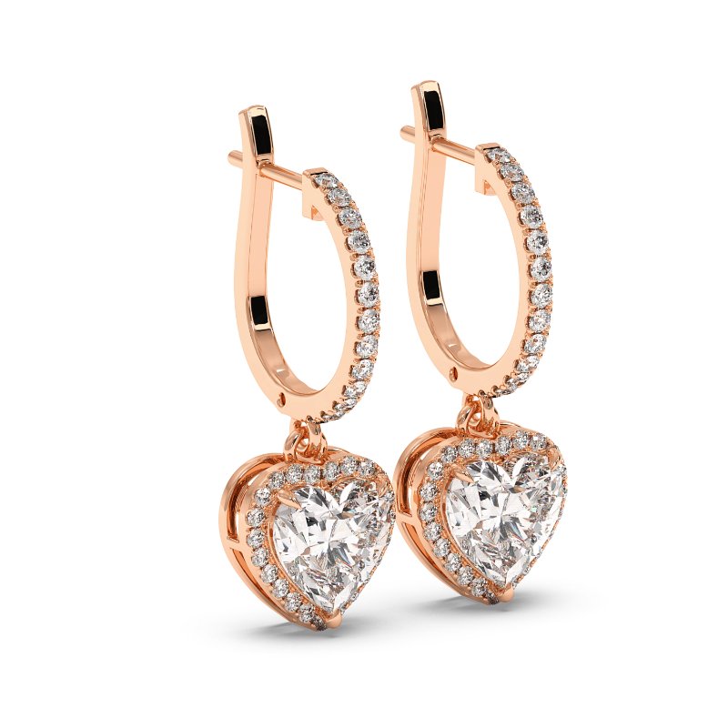 18K Rose Gold Helena Earrings