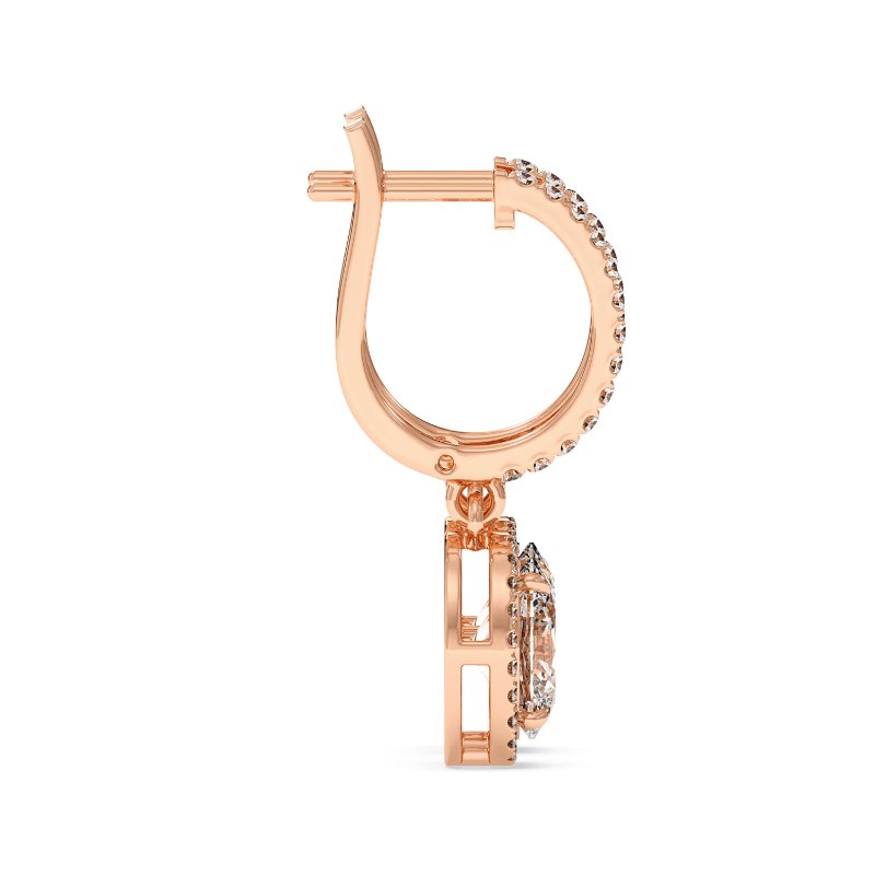 18K Rose Gold Helena Earrings