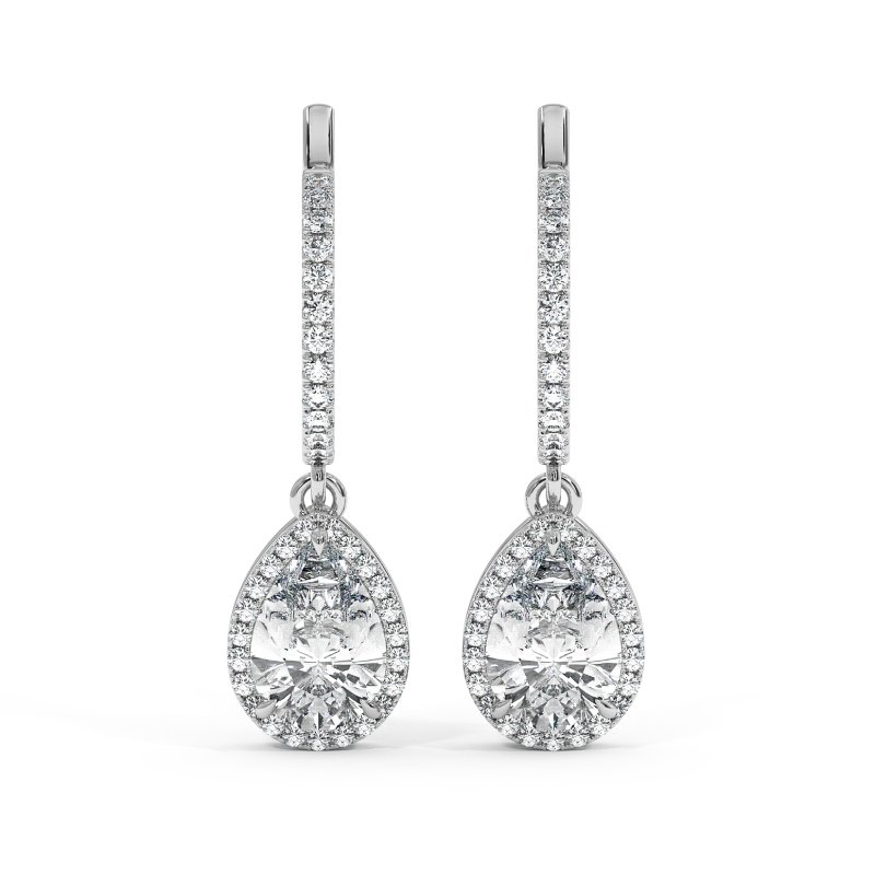 Platinum Helena Earrings