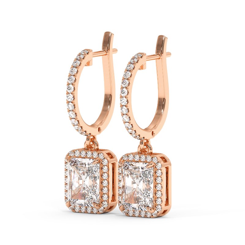 18K Rose Gold Helena Earrings