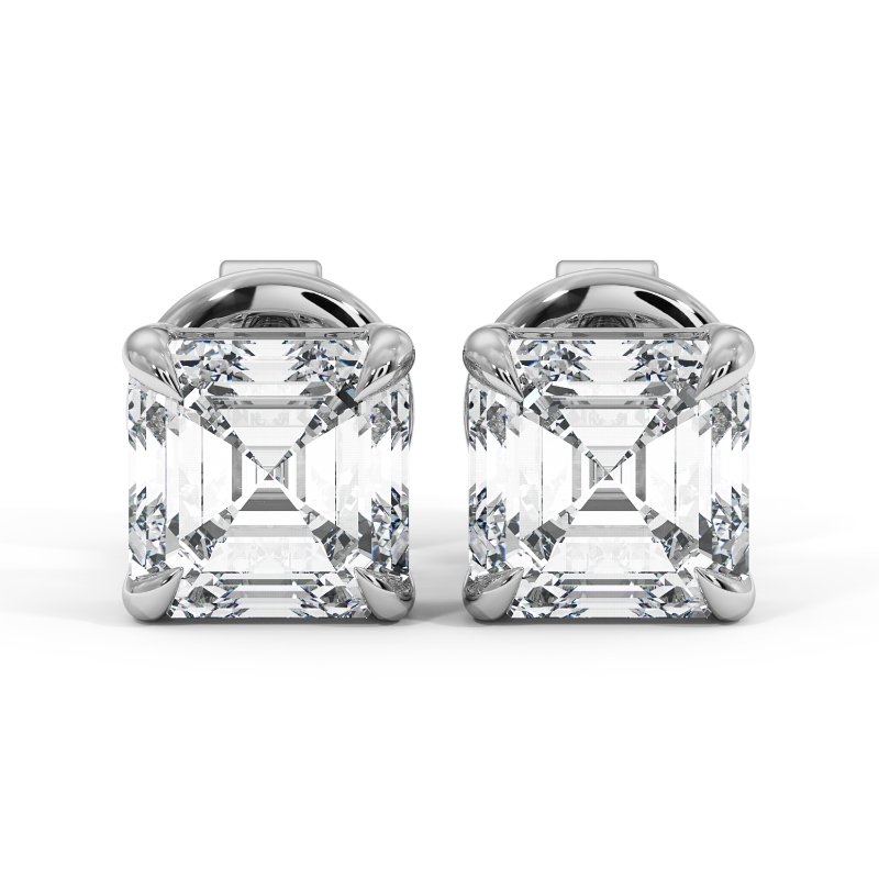 18K White Gold Georgia Earrings