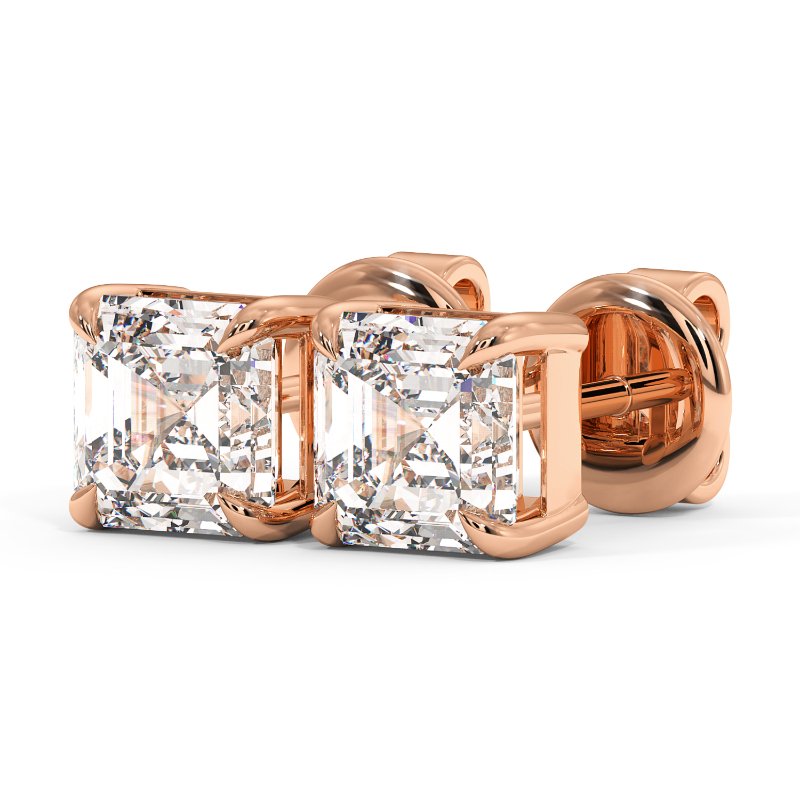 18K Rose Gold Georgia Earrings