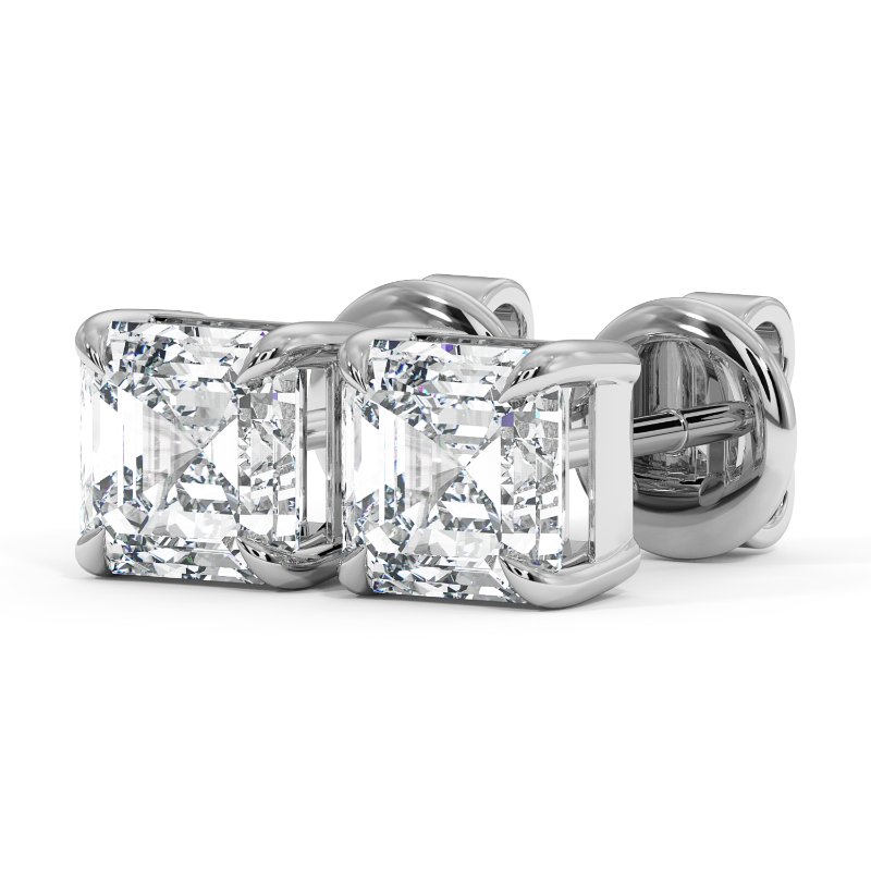 18K White Gold Georgia Earrings