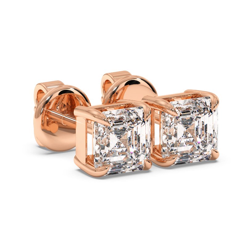 18K Rose Gold Georgia Earrings