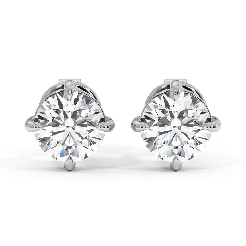 18K White Gold Georgia Earrings