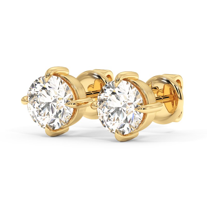 18K Yellow Gold Georgia Earrings