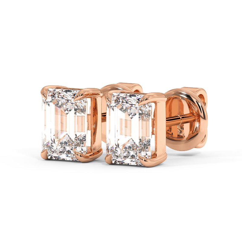 18K Rose Gold Georgia Earrings