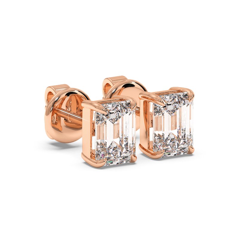 18K Rose Gold Georgia Earrings