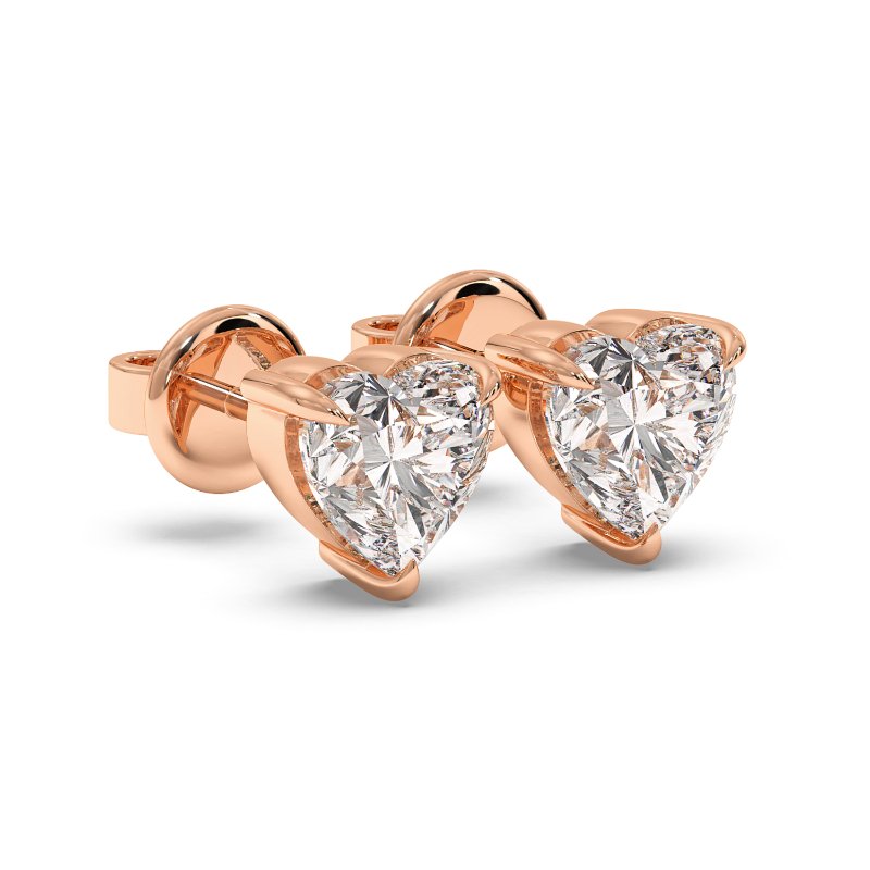 18K Rose Gold Georgia Earrings