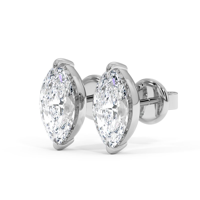 Platinum Georgia Earrings