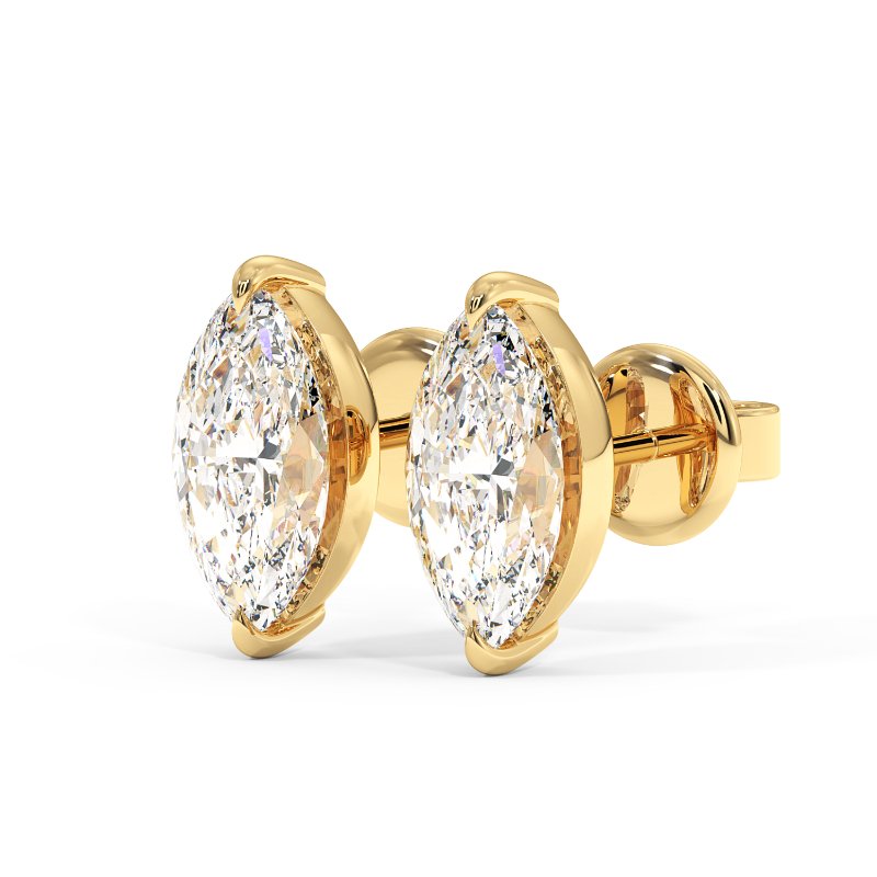 18K Yellow Gold Georgia Earrings