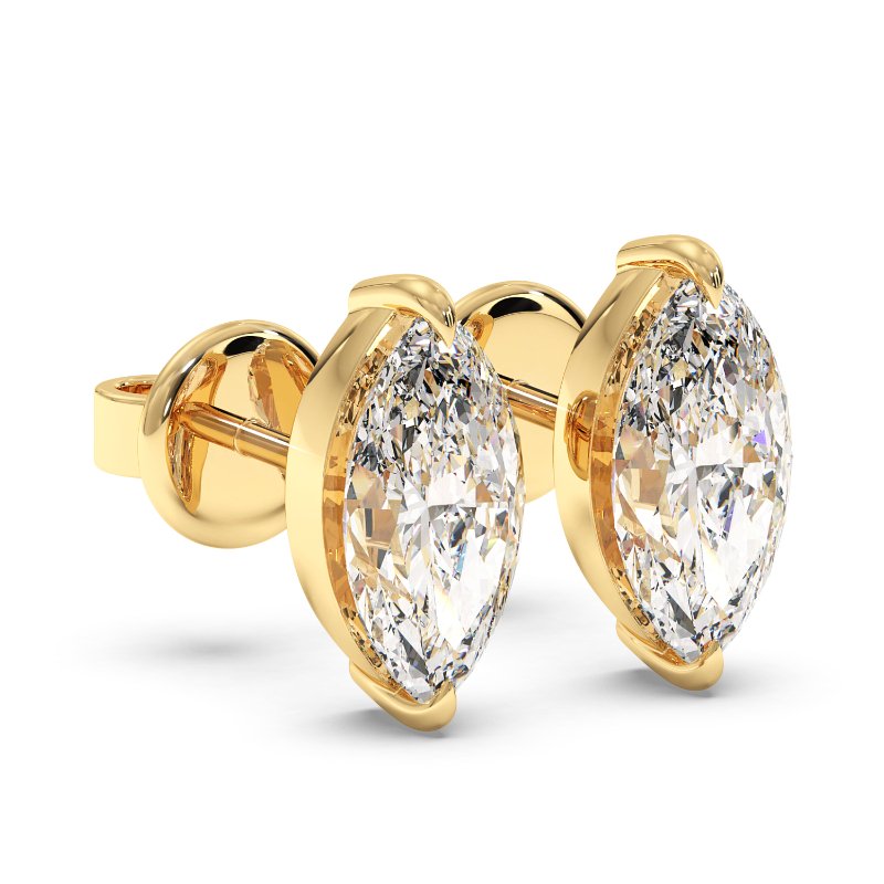 18K Yellow Gold Georgia Earrings