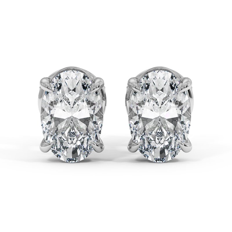 18K White Gold Georgia Earrings