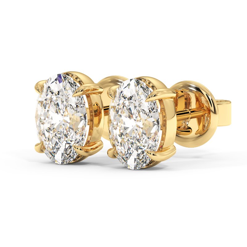 18K Yellow Gold Georgia Earrings