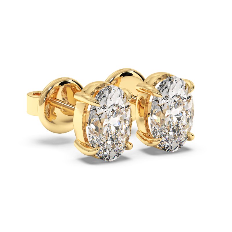 18K Yellow Gold Georgia Earrings