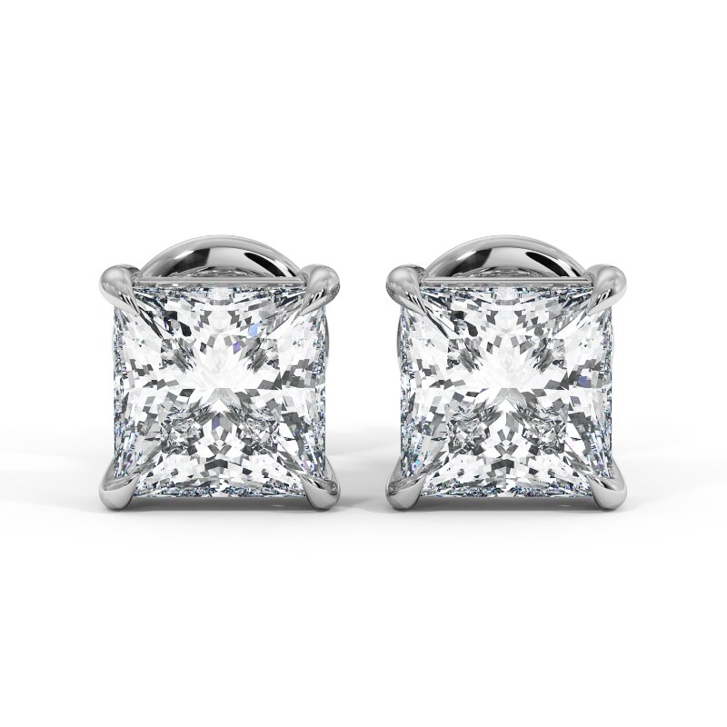 18K White Gold Georgia Earrings