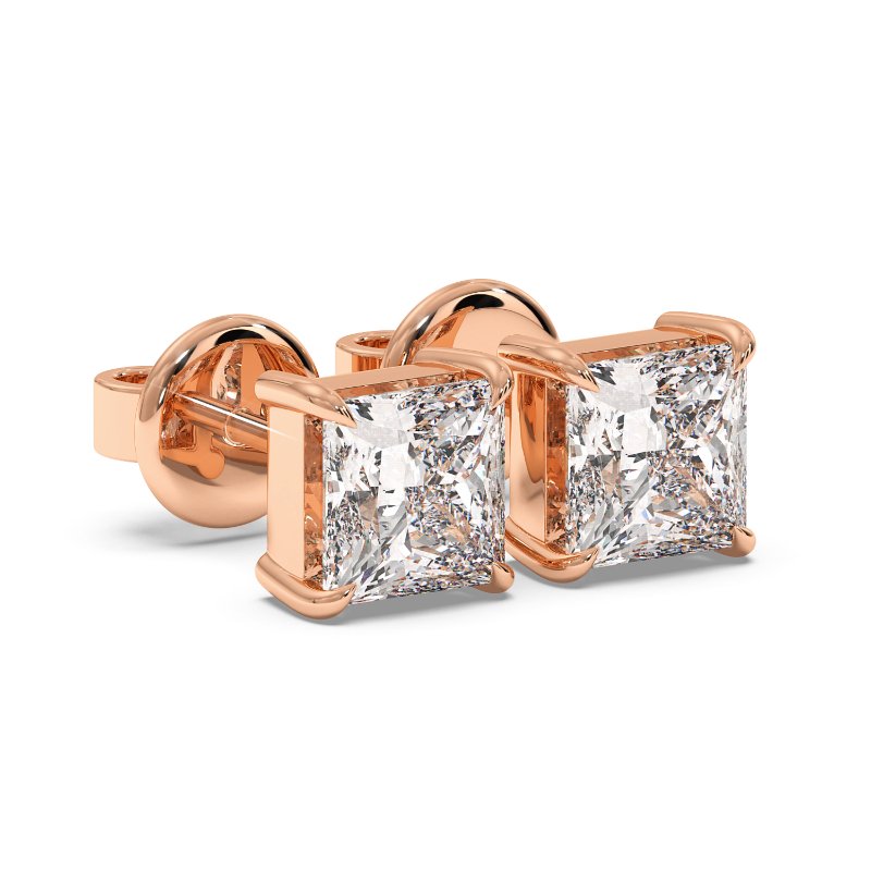 18K Rose Gold Georgia Earrings