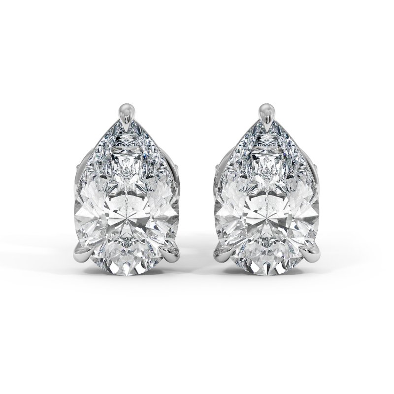 Platinum Georgia Earrings