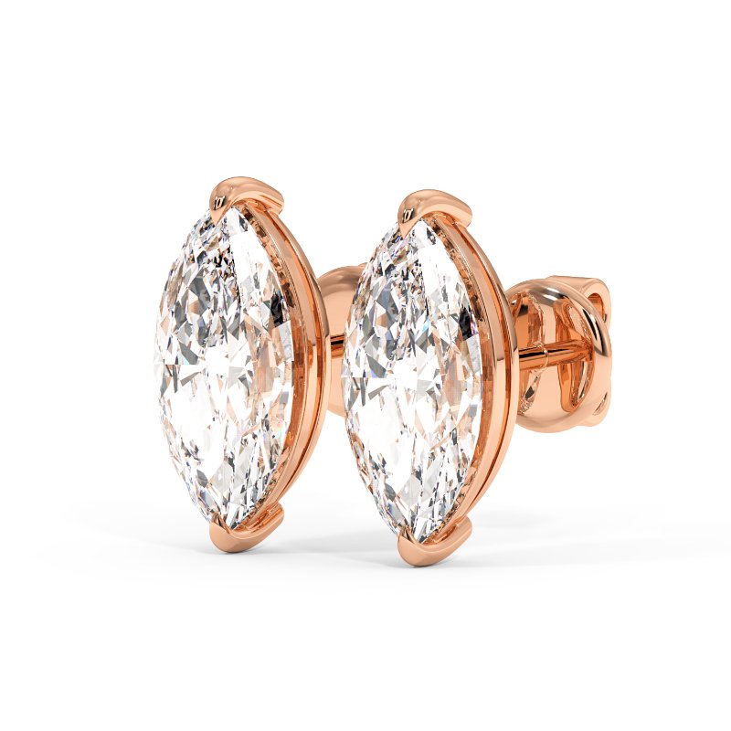 18K Rose Gold Savannah Earrings