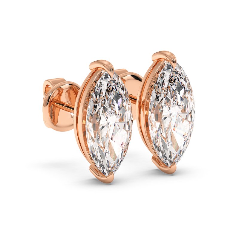 18K Rose Gold Savannah Earrings