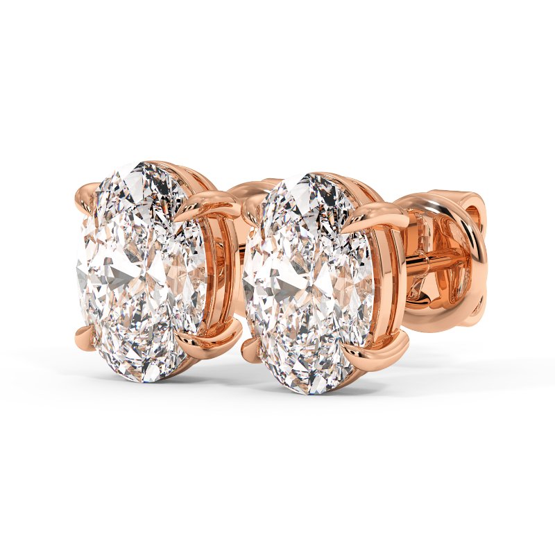 18K Rose Gold Savannah Earrings