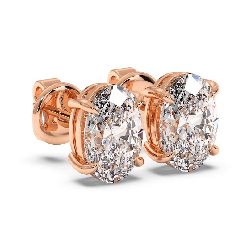 18K Rose Gold Savannah Earrings