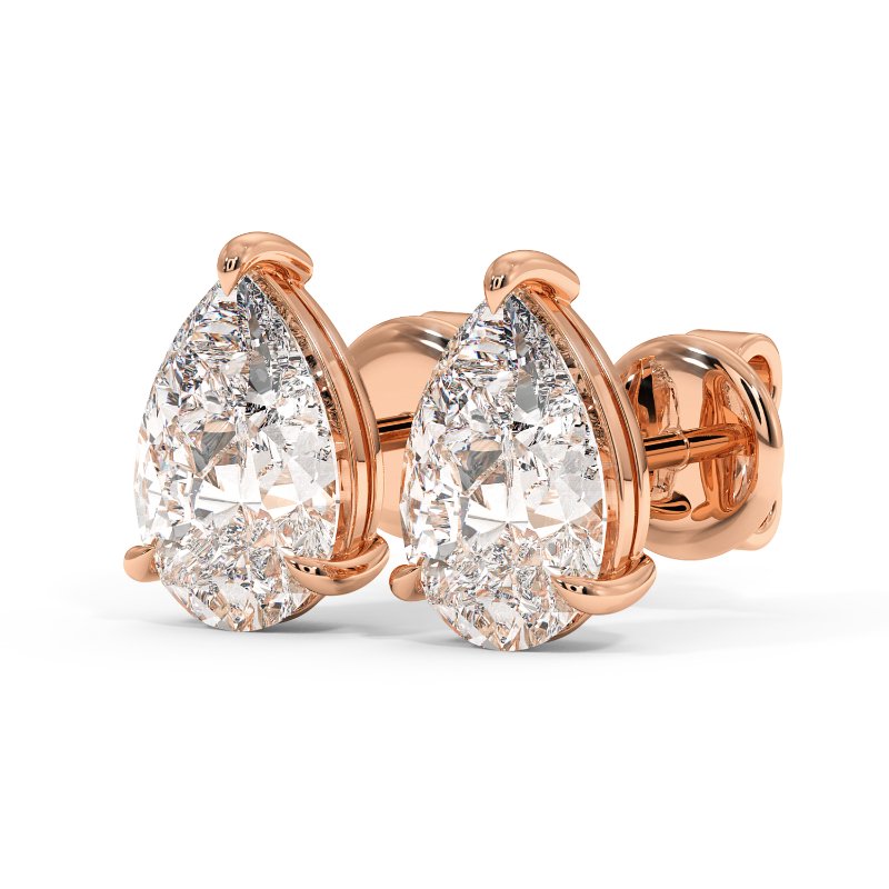 18K Rose Gold Savannah Earrings