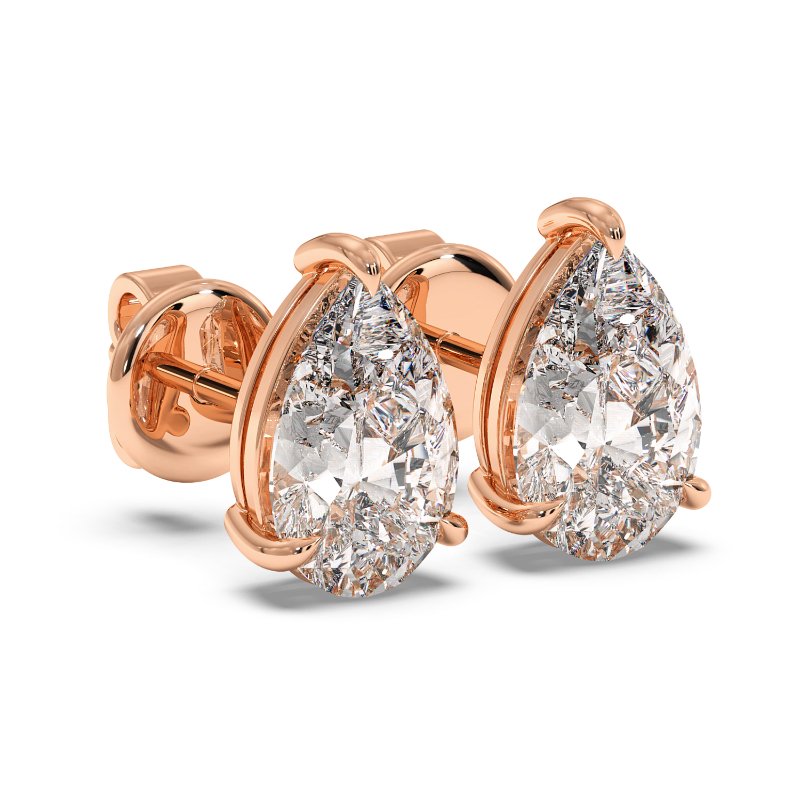 18K Rose Gold Savannah Earrings