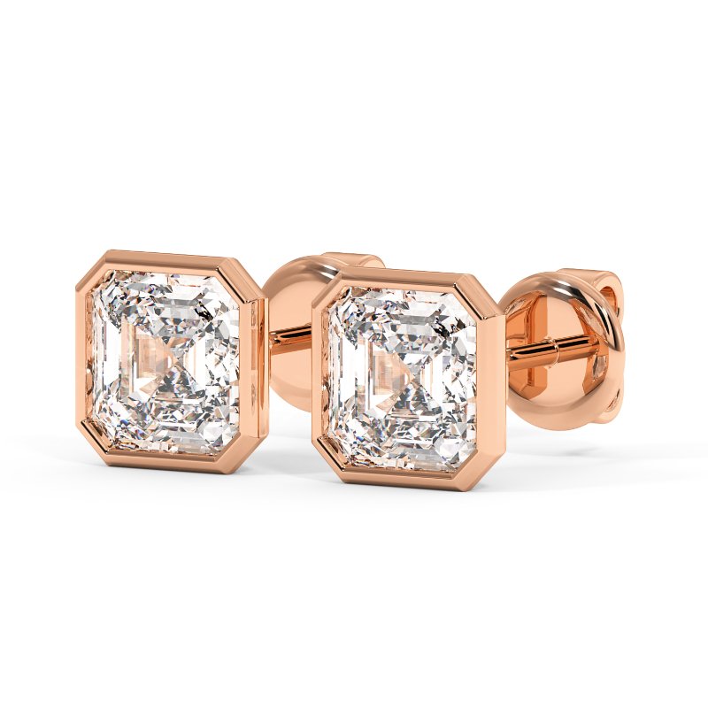 18K Rose Gold Charlotte Earrings