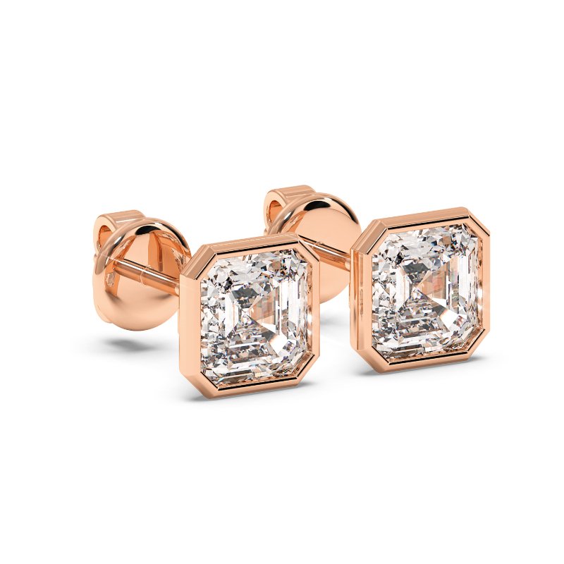 18K Rose Gold Charlotte Earrings