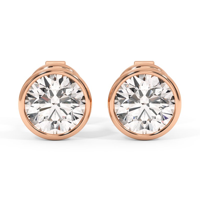 18K Rose Gold Charlotte Earrings