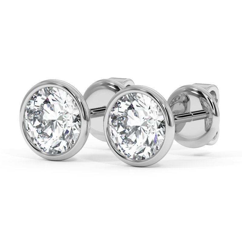 18K White Gold Charlotte Earrings