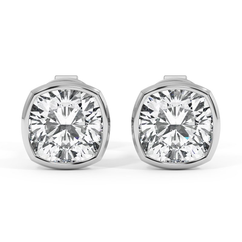 18K White Gold Charlotte Earrings