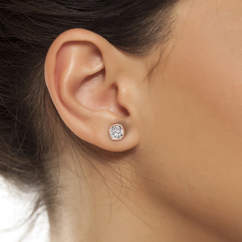 18K Rose Gold Charlotte Earrings