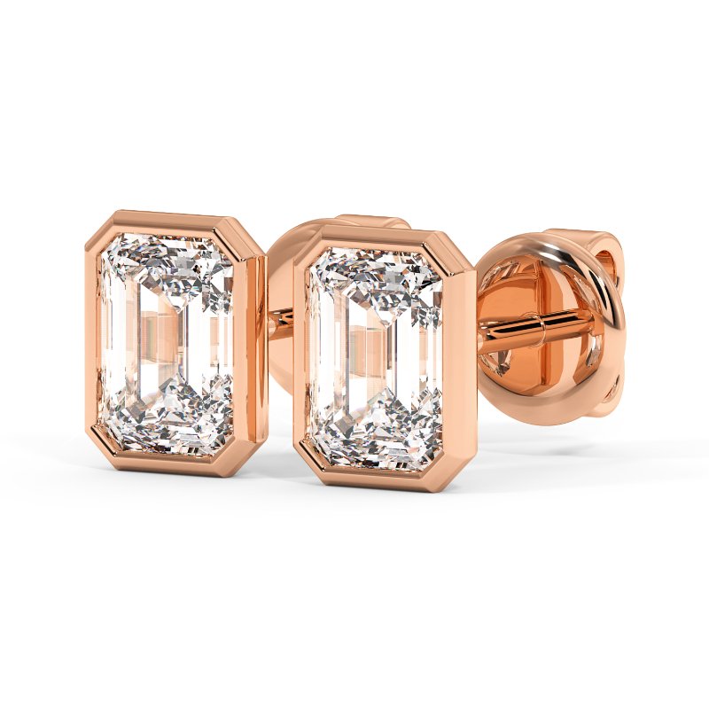 18K Rose Gold Charlotte Earrings