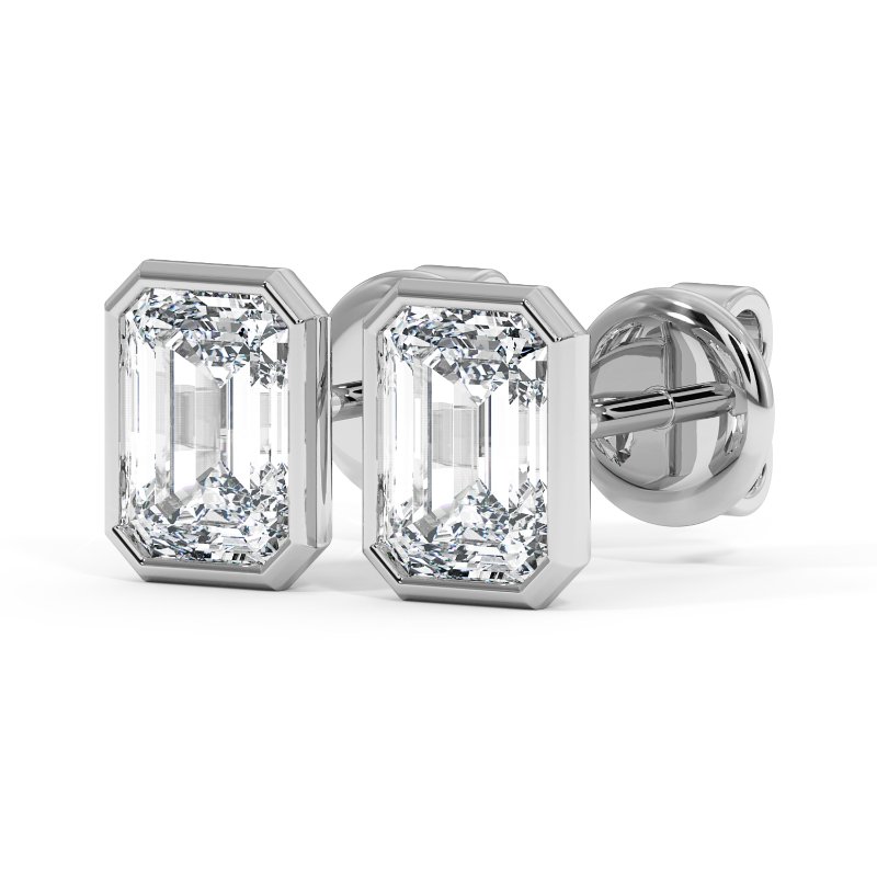 18K White Gold Charlotte Earrings