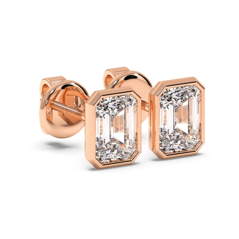 18K Rose Gold Charlotte Earrings