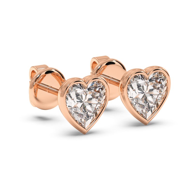 18K Rose Gold Charlotte Earrings