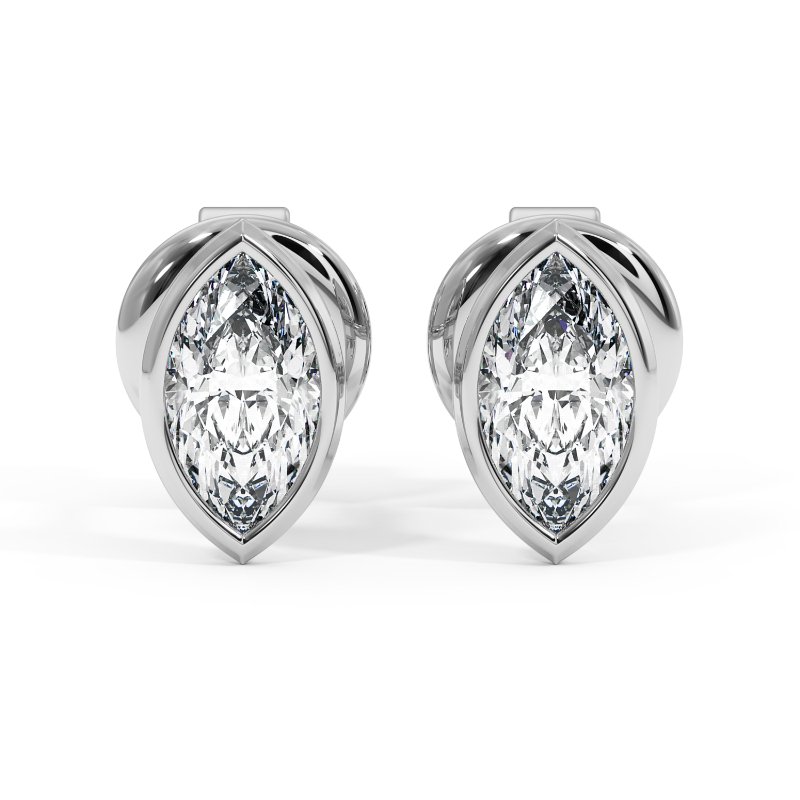 18K White Gold Charlotte Earrings